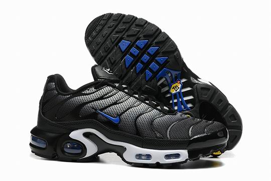 Cheap Nike Air Max Plus Black Blue White TN Men's Shoes-249